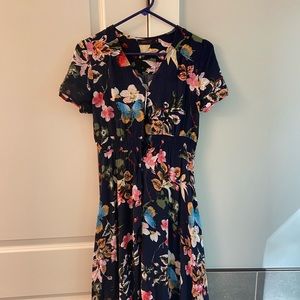 Maxi dress that buttons all the way up the front